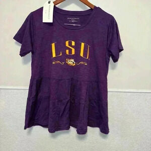 LSU Tigers Boxercraft Women’s Purple Willow Tee Louisiana State Uni/Medium